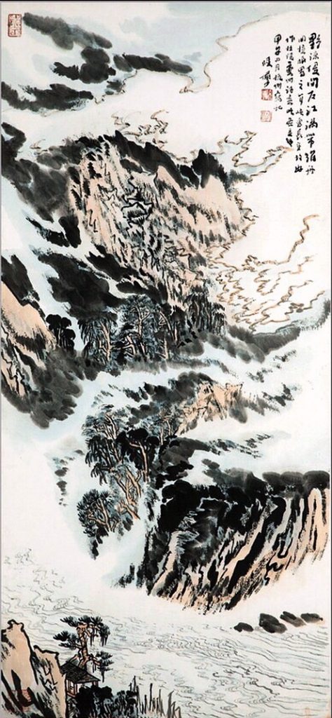 山水画 清 海上派 京派 掛け軸 絵画の買取りならお任せください│美術