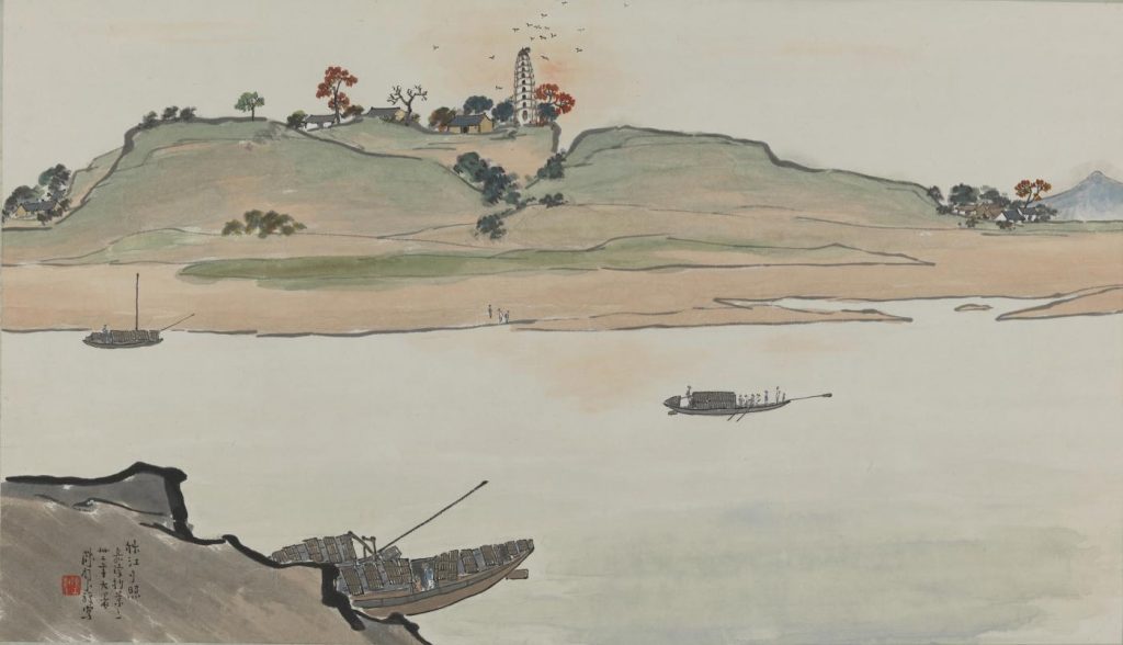 櫻山居士　山水画 櫻山居士 山水画