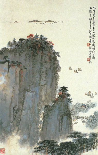 中国 現代 金陵・長安・嶺南派 掛け軸 絵画 確かな買取実績│美術品買取り専門店：夏樹美術